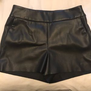 Express Leather Shorts
